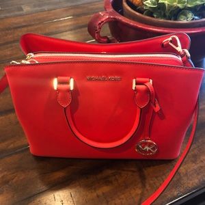 Michael Kors red purse